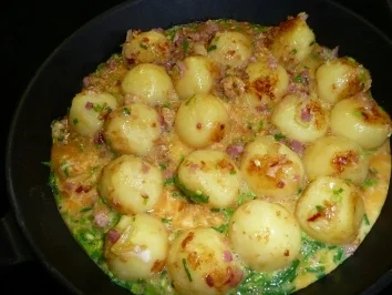 Schnelle Knödelpfanne - Rezept