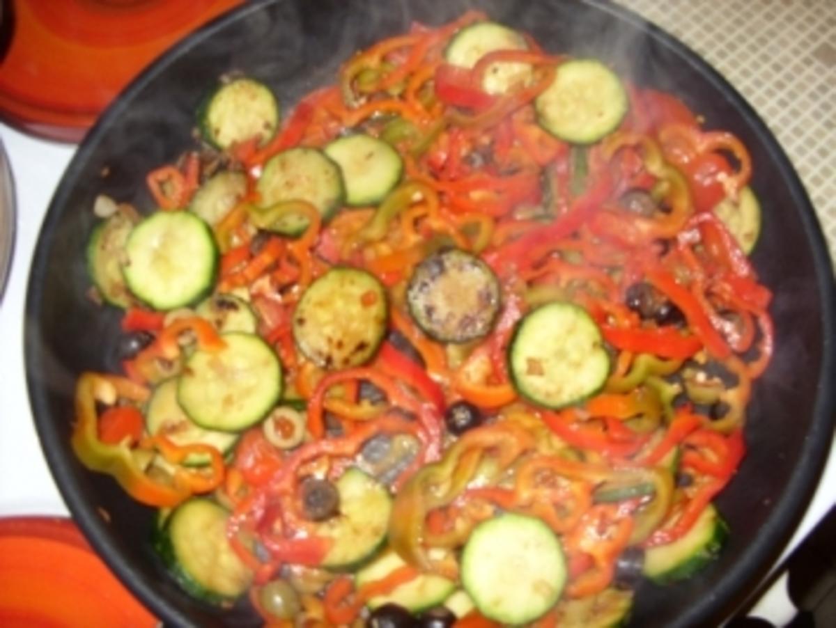 Filetstücke auf buntem Gemüse und süßer Chilisoße - Rezept - Bild Nr. 8