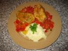 Putenröllchen mit Frischkäse-Füllung - Rezept