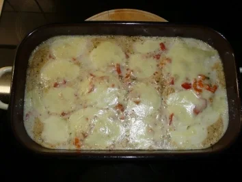 Rezept: Gratinierte Maultaschen Gratinierte Maultaschen - Rezept