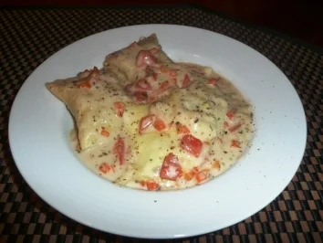 Rezept: Gratinierte Maultaschen Gratinierte Maultaschen - Rezept