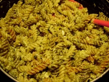 Spaghetti oder Nudeln mit Bärlauch - Rezept - Bild Nr. 4