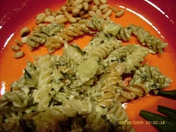 Spaghetti oder Nudeln mit Bärlauch - Rezept - Bild Nr. 14