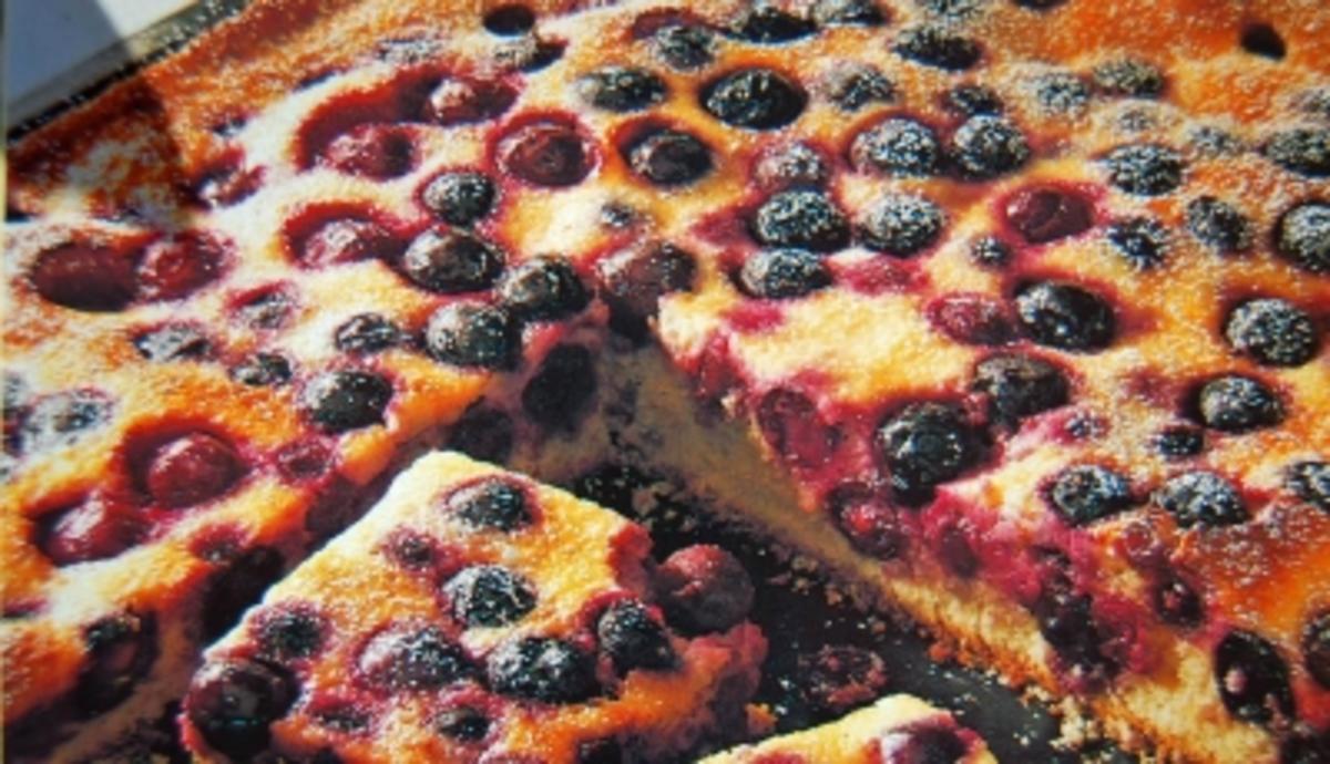 Kirschkuchen mit Schmandguß - Rezept mit Bild - kochbar.de