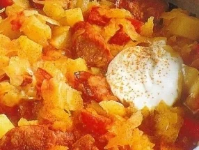 Rezept: Kartoffel-Sauerkrauttopf Kartoffel-Sauerkrauttopf - Rezept