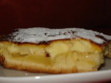 Apfelkuchen mit Quarkguss - Rezept