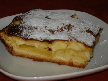 Apfelkuchen mit Quarkguss - Rezept