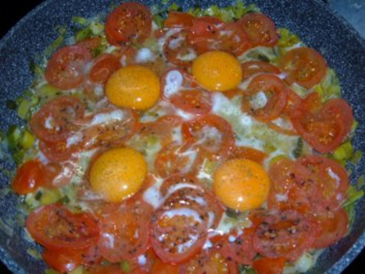Eier Tomaten Pfanne - Rezept - Bild Nr. 3