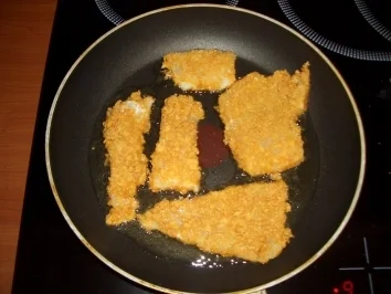 Fischstäbchen in Cornflakes-Kruste - Rezept