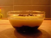 Vanillepudding auf "Zimt-Kirschen-Bett" - Rezept