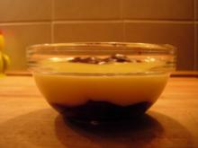 Vanillepudding auf "Zimt-Kirschen-Bett" - Rezept