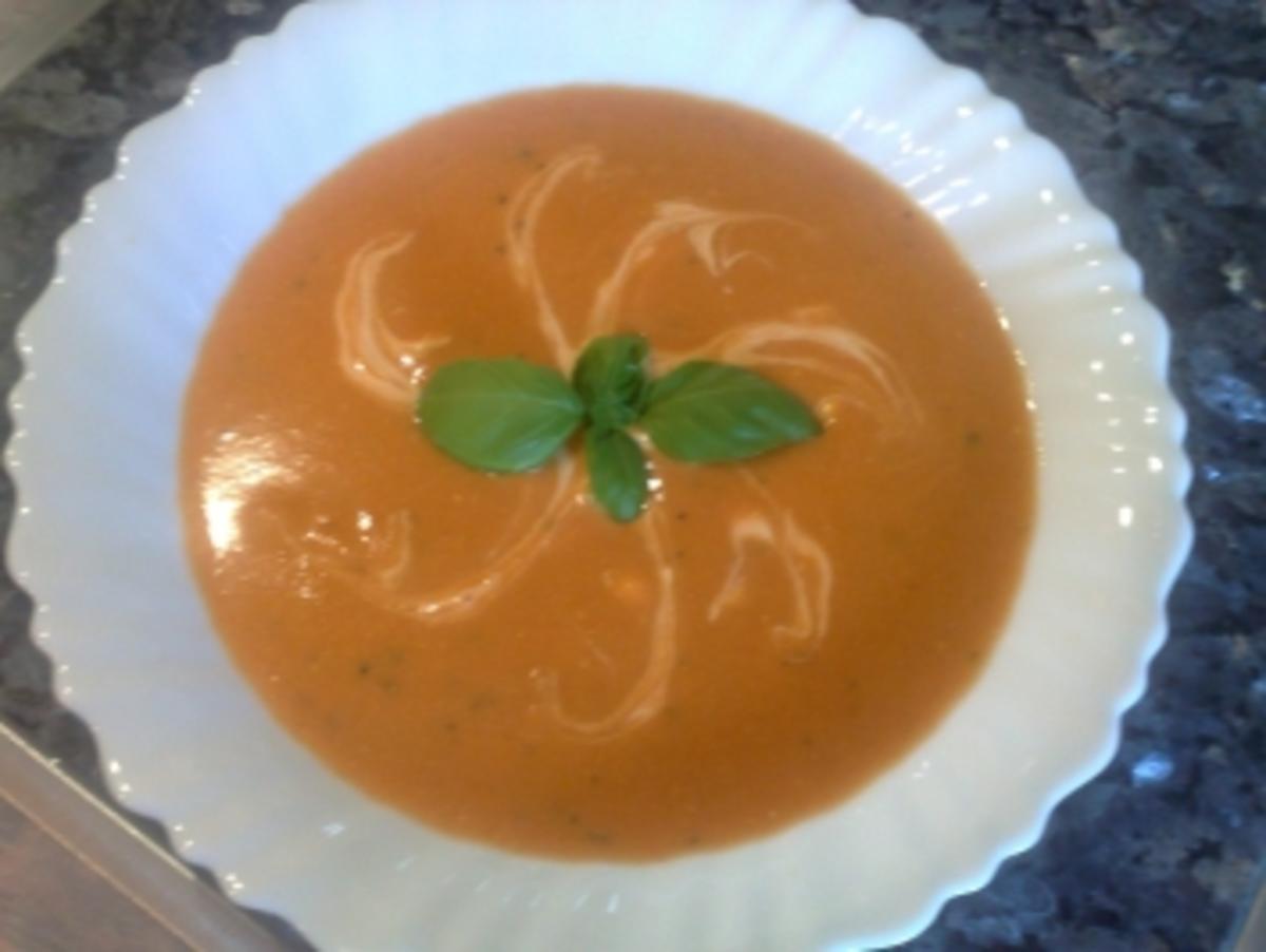 Tomaten-Kartoffel-Cremesuppe - Rezept