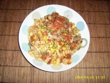 Rezept: Nudelauflauf á la RumFort Nudelauflauf á la RumFort - Rezept