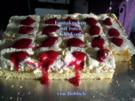 Kuchen: Fantakuchen mit roten Klecksen - Rezept
