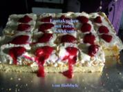 Kuchen: Fantakuchen mit roten Klecksen - Rezept