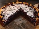 Blaubeer-Schokokuchen mit Quarkguss - Rezept