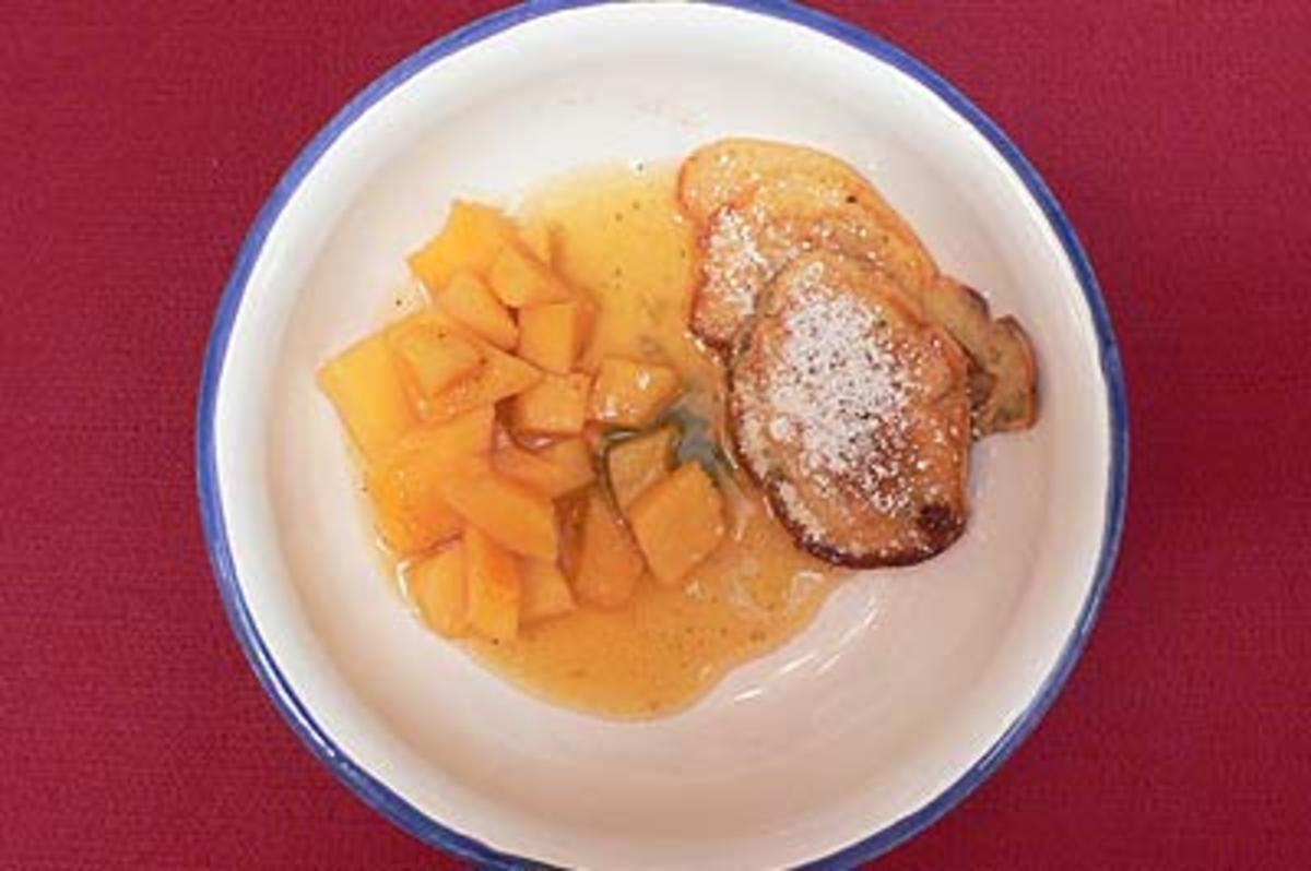 Ricotta-Pancakes mit Quittenkompott - Rezept - kochbar.de