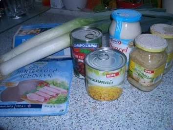 Rezept: Kidneybohnen Schichtsalat Kidneybohnen Schichtsalat - Rezept