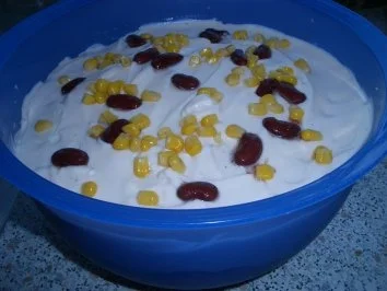 Rezept: Kidneybohnen Schichtsalat Bild Nr. 2 Kidneybohnen Schichtsalat - Rezept - Bild Nr. 2