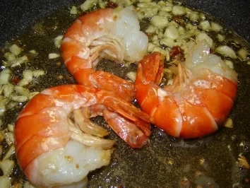 Rezept: Riesengambas feurig-scharf Riesengambas feurig-scharf - Rezept