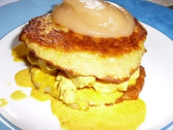 Doppeldecker mit Curry-Hähnchen - Rezept