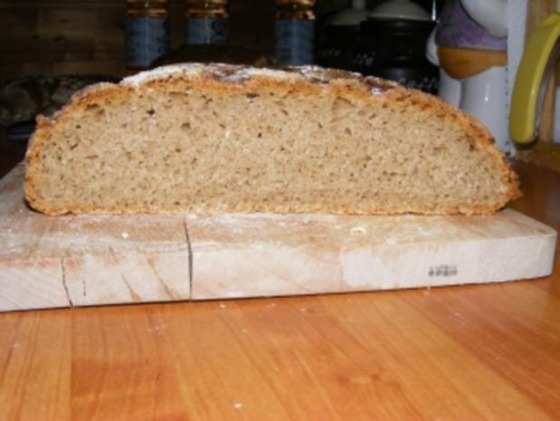 Landbrot mit Weizenmehl Type 1050 und Roggenemehl Type 1150 - Rezept ...