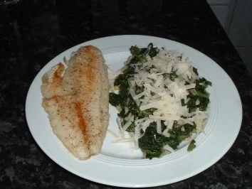 Rezept: Zander mit Blattspinat Zander mit Blattspinat - Rezept