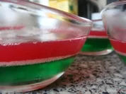 Dessert: Wackelpeter rot/grün - Rezept