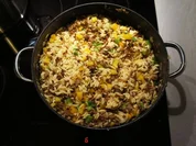 Reisnudeln mit Hackfleisch - Rezept