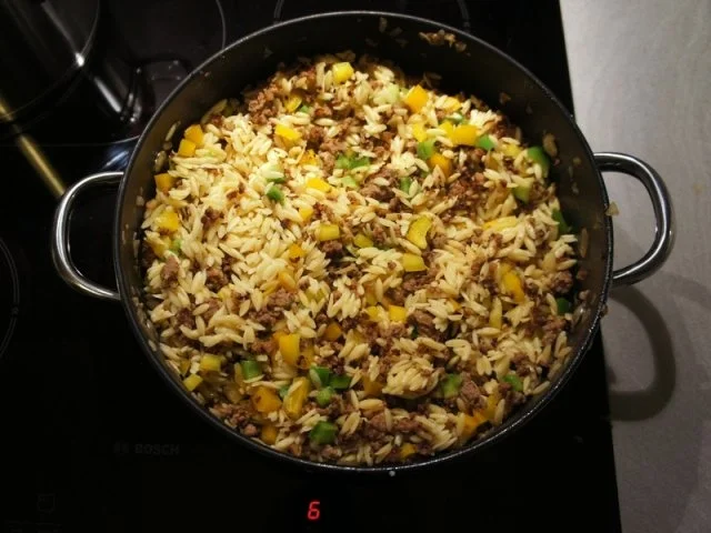 Rezept: Reisnudeln mit Hackfleisch Bild Nr. 2 Reisnudeln mit Hackfleisch - Rezept - Bild Nr. 2