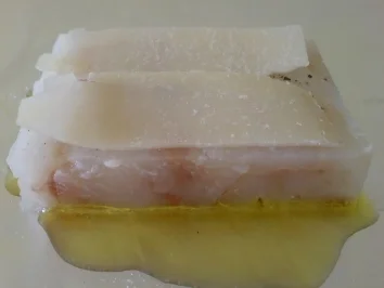 Rezept: Kabeljaufilet mit Gemüsehaube Bild Nr. 3 Kabeljaufilet mit Gemüsehaube - Rezept - Bild Nr. 3