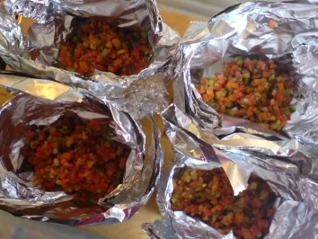 Rezept: Kabeljaufilet mit Gemüsehaube Bild Nr. 5 Kabeljaufilet mit Gemüsehaube - Rezept - Bild Nr. 5