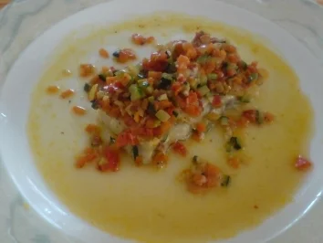 Rezept: Kabeljaufilet mit Gemüsehaube Bild Nr. 7 Kabeljaufilet mit Gemüsehaube - Rezept - Bild Nr. 7