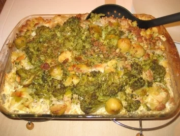 SALOMONISCHER-Broccoli-Rosenkohl-Auflauf.. - Rezept