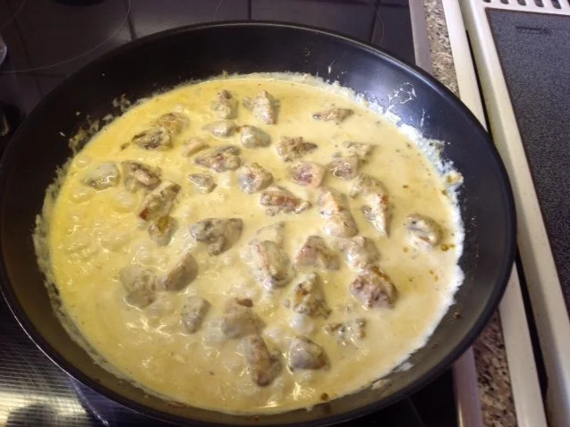 Rezept: Sahne-Champignons-Schnitzel mit Pepp Bild Nr. 4 Sahne-Champignons-Schnitzel mit Pepp - Rezept - Bild Nr. 4