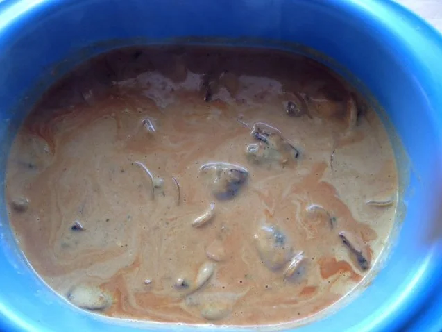 Rezept: Sahne-Champignons-Schnitzel mit Pepp Bild Nr. 5 Sahne-Champignons-Schnitzel mit Pepp - Rezept - Bild Nr. 5