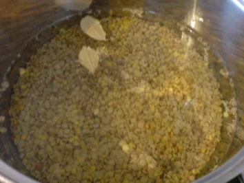 Linsentopf mit Kaßler - Rezept