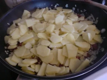 Linsentopf mit Kaßler - Rezept