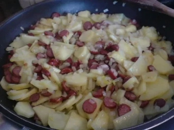 Linsentopf mit Kaßler - Rezept