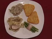 Schweinefilet im Blätterteig mit Bohnen im Speckmantel und Rösti (Michael Penners) - Rezept