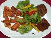 Rezept: Genfer Kรคsebeignets, Wiener Schnitzelchen und Kartoffeln a la Maxims Genfer Kรคsebeignets, Wiener Schnitzelchen und Kartoffeln a la Maxims - Rezept