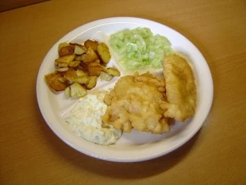 Kirmesfisch mit schneller Remoulade - Rezept