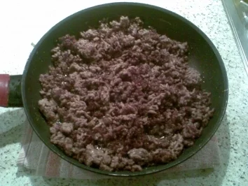 Cremige Broccolisuppe mit Hackfleisch - Rezept