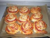 Pizza-Schnecken - Rezept