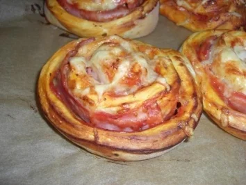 Pizza-Schnecken - Rezept