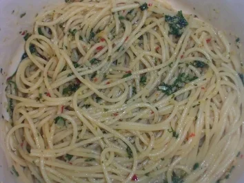 Rezept: Anti Vampir - Spaghetti Anti Vampir - Spaghetti - Rezept