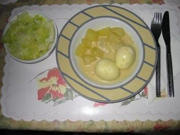 Hauptgericht: Eier in Senfsauce - Rezept