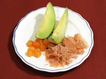 Melone mit Schinken (Ingrid Van Bergen) - Rezept