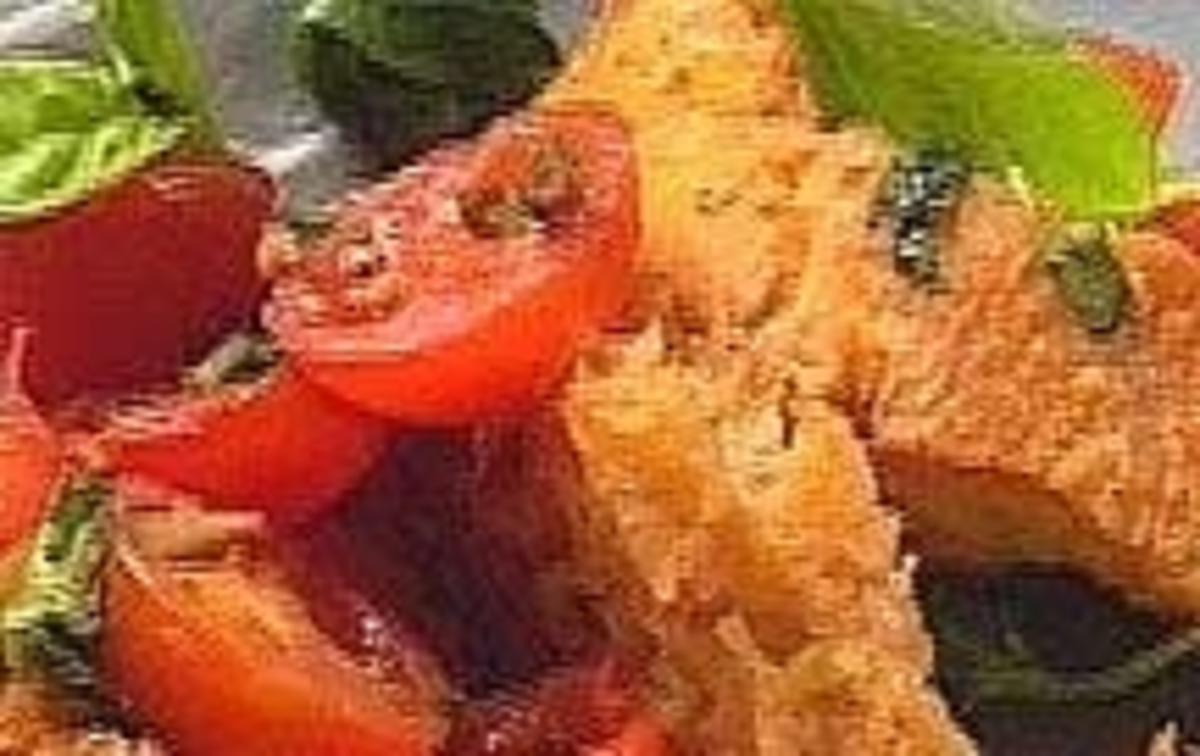 Bilder für Tomaten-Brot-Salat - Rezept