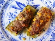 Zucchini-Hack-Schiffchen - Rezept